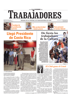 Lleg&oacute; Presidente de Costa Rica