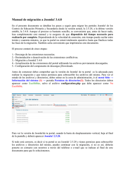 Manual de migración a Joomla! 3.4.0 - iespruebas