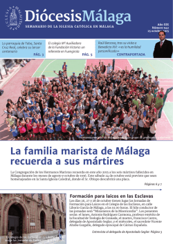 La familia marista de Málaga recuerda a sus mártires