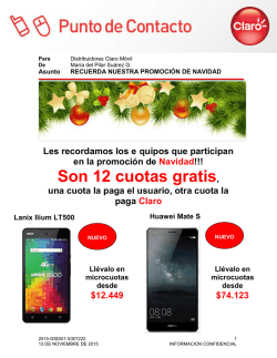 RECUERDA NUESTRA PROMOCIÃ“N DE NAVIDAD