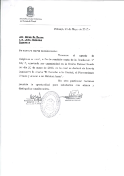 Arq. Eduardo Reese Lic. Luna Miguens