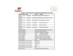 COMITES DE PARTICIPACION CIUDADANA ADMINISTRACION