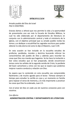 Trimestre 2-2015 - Iglesia de Dios Israelita