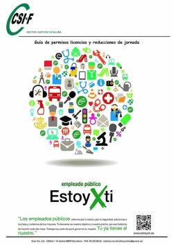 Guias sobre la normativa de permisos, licencias, reducciones de