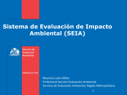 DIA: “Proyecto de Exploración Minera Cóndor”