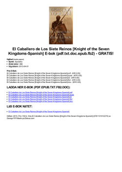 El Caballero de Los Siete Reinos [Knight of the