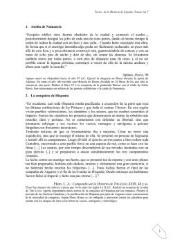 1. Asedio de Numancia “Escipión edificó siete fuertes alrededor de