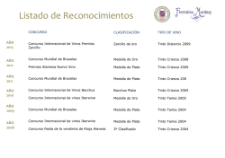 Descarga Listado Competo de Premios
