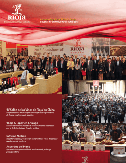 `IV Salón de los Vinos de Rioja` en China `Rioja & Tapas` en