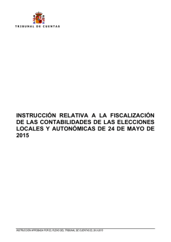 Instrucción - Tribunal de Cuentas