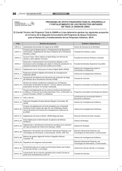 El Comité Técnico del Programa Toda la UNAM en Línea determinó