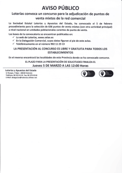 AVISO PUBLICO