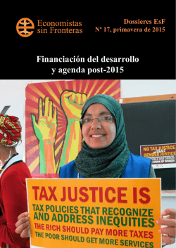 Financiación del desarrollo y agenda post-2015