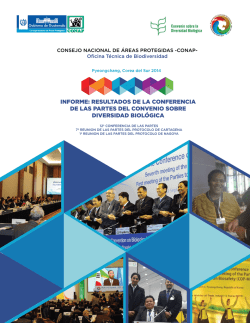 INFORME: RESULTADOS DE LA CONFERENCIA DE LAS PARTES