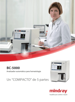 BC-5000 Un “COMPACTO" de 5 partes