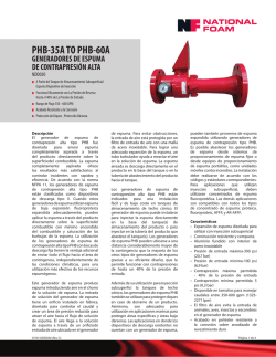 PHB-35A A PHB-60A