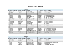 resultados lista de espera - Liceo Eduardo de la Barra