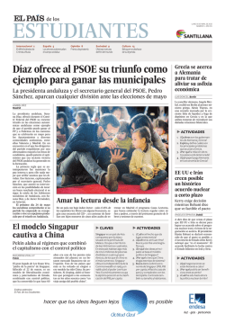 Díaz ofrece al PSOE su triunfo como ejemplo para ganar las