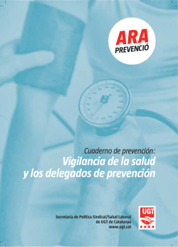 Vigilancia de la salud y los delegados de prevención