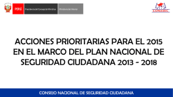 plan nacional de seguridad ciudadana 2013-2018