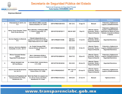 Secretar&iacute;a de Seguridad P&uacute;blica del Estado