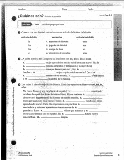 ( Práctica de gramatica