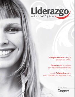 Composites directos y el principio de DAHL. Endodoncia