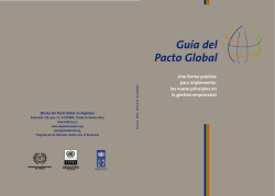 Guía del Pacto Global