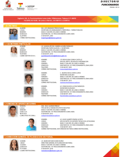 Directorio Telef&oacute;nico de la SOTOP (COMPLETO)