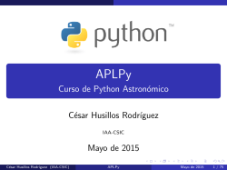 APLPy - Curso de Python Astron[PleaseinsertPrerenderUnicode{Ã³