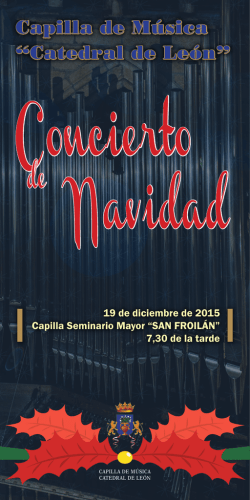 Concierto Navidad - Catedral de León