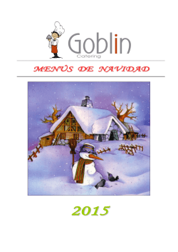 MENÚS DE NAVIDAD - Goblin Catering Madrid
