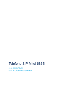 Teléfono SIP Mitel 6863i