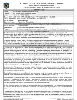 Ficha EBI - SDIS - Integraci&oacute;n Social