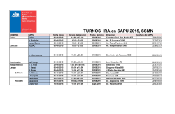 Turno de Ira en Sapu 2015