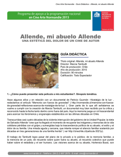 7.- Guía didáctica “ Allende, mi abuelo Allende”