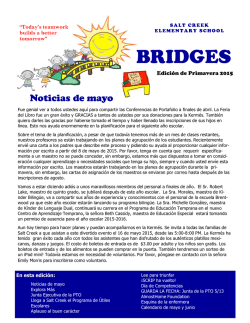 Bridges May 2015 Spanish Final