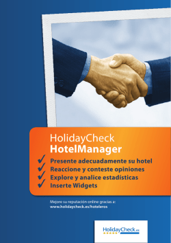 Guía sobre el HotelManager