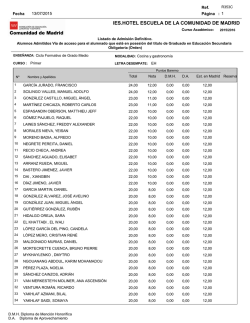 IES.HOTEL ESCUELA DE LA COMUNIDAD DE MADRID