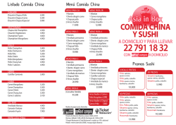 Descarga Nuestra Carta - Asia in Box Comida China y Sushi a