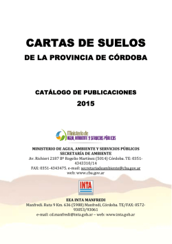 CARTAS DE SUELOS