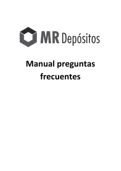 Manual preguntas frecuentes