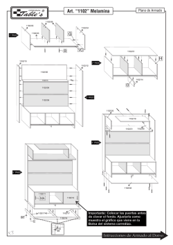 “1102” Melamina - Tables - muebles que se hacen notar