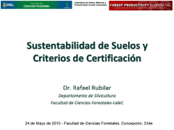 Rafael Rubilar - Perspectiva Ambiental - Suelo