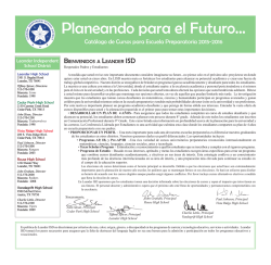 Planeando para el Futuro