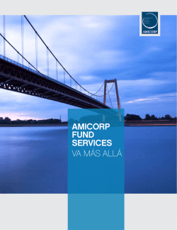 AMICORP FUND SERVICES VA MÁS ALLÁ