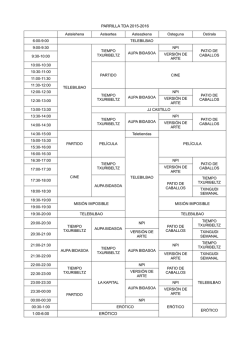 Programaci&oacute;n Teledonostia 2015-2016
