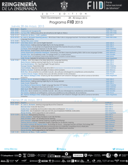 Descargar Programa preliminar