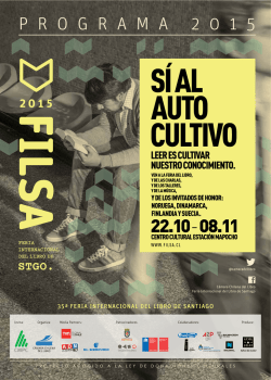 Programa Cultural de FILSA