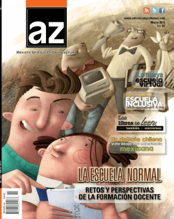 LA ESCUELA NORMAL - Educación y Cultura: Revista AZ